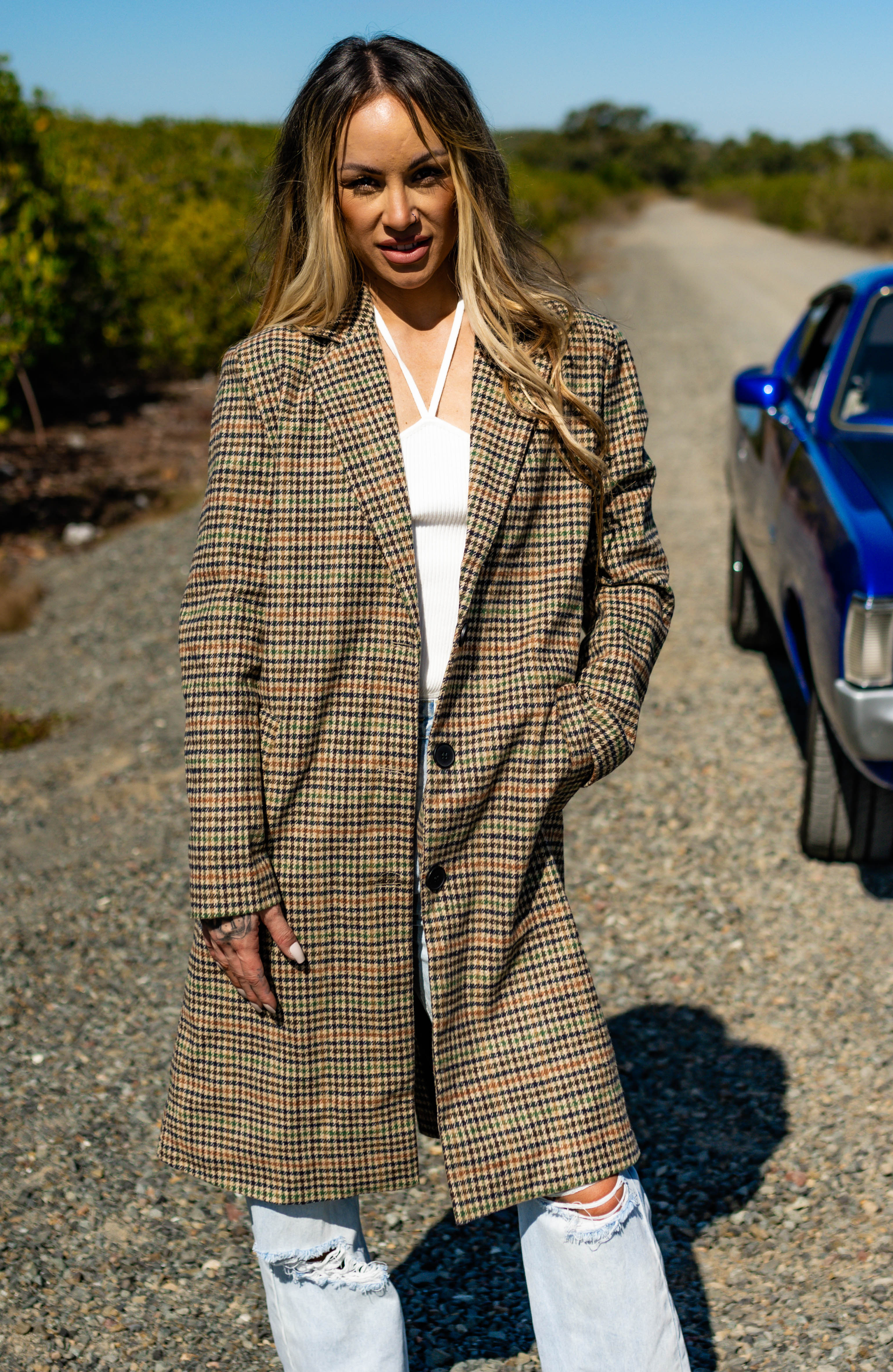 Chelsea Checkered Coat JA4519
