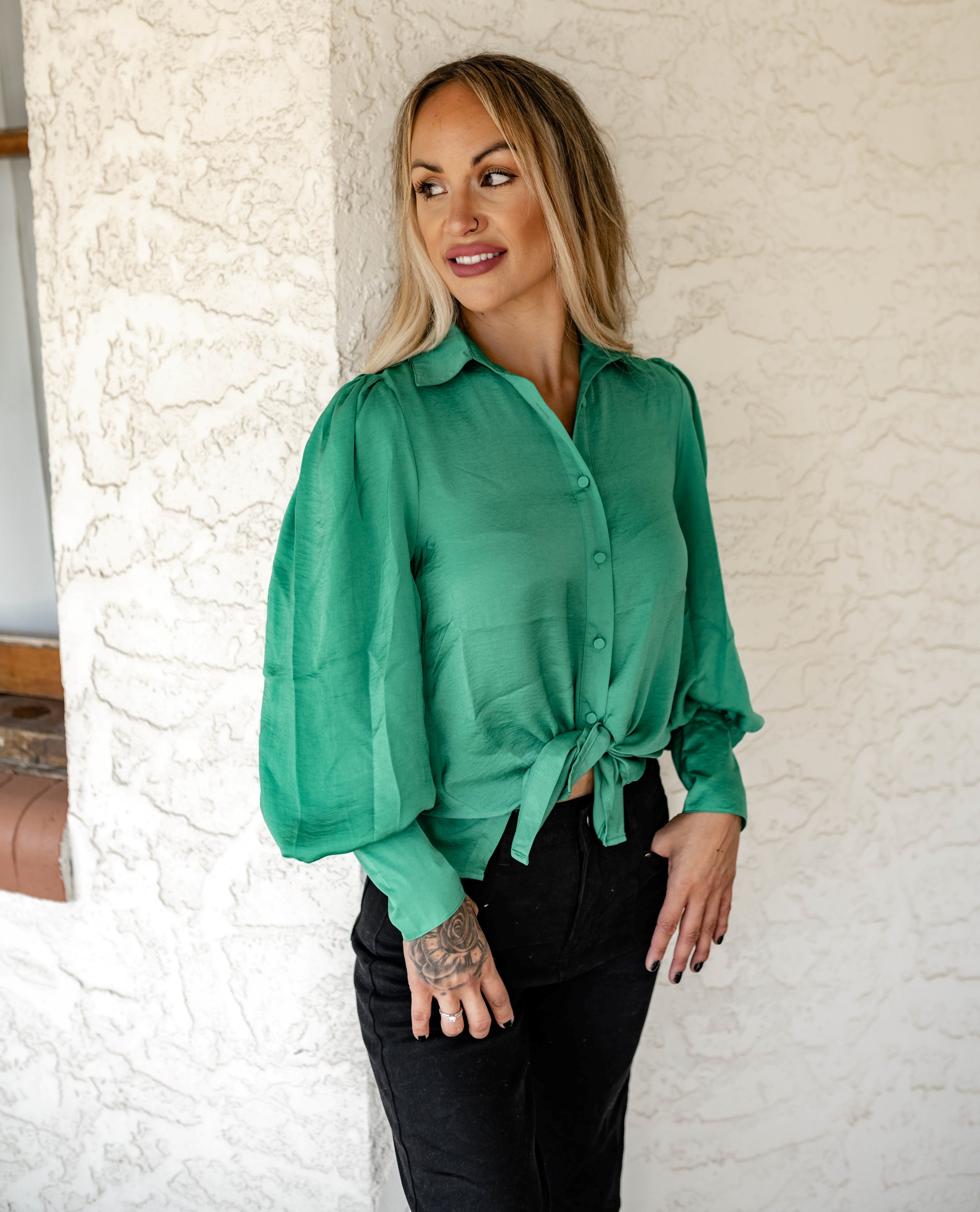 Miss Beauty Top - Green G12865