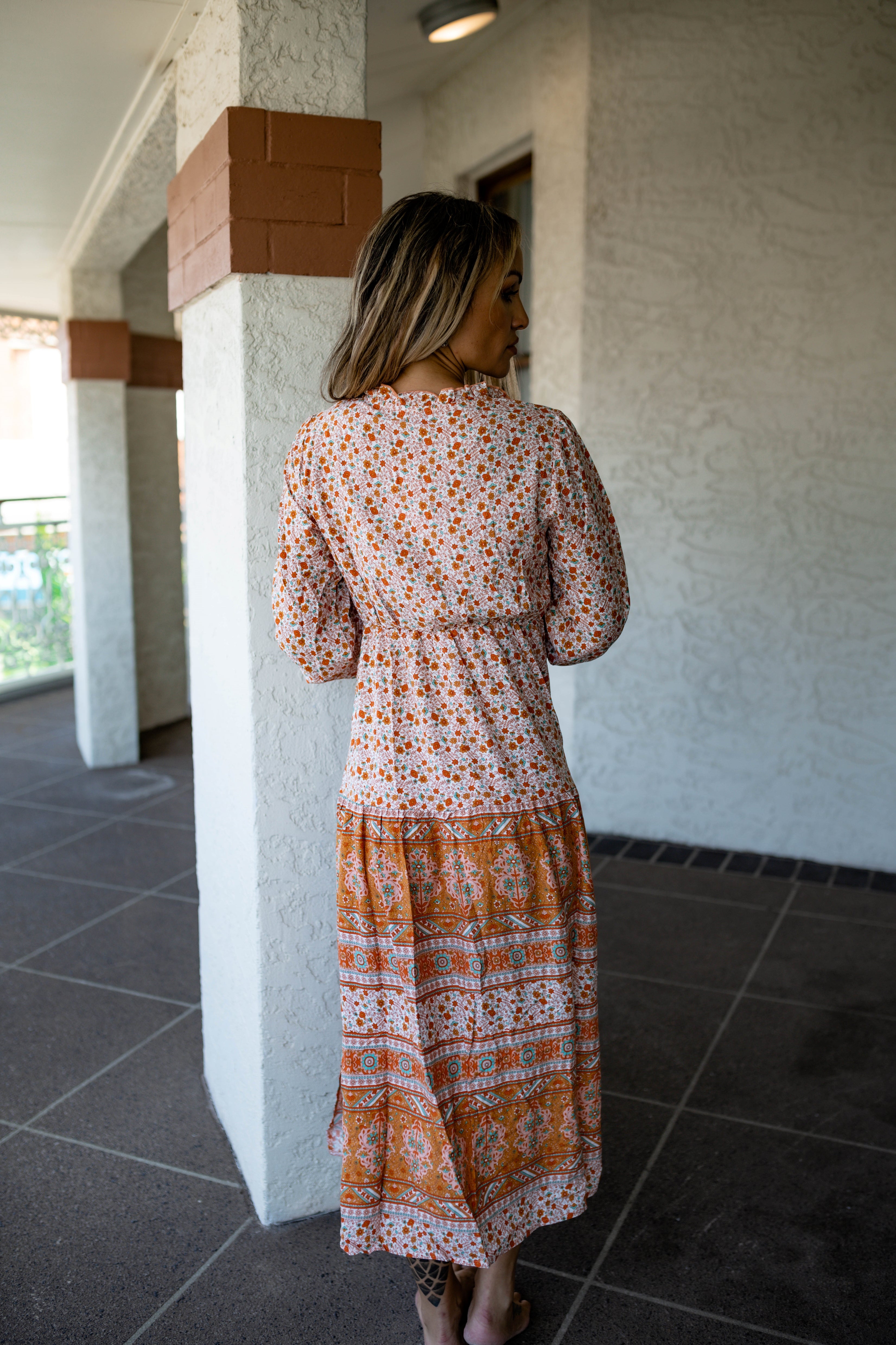 Hazel Dress - Orange