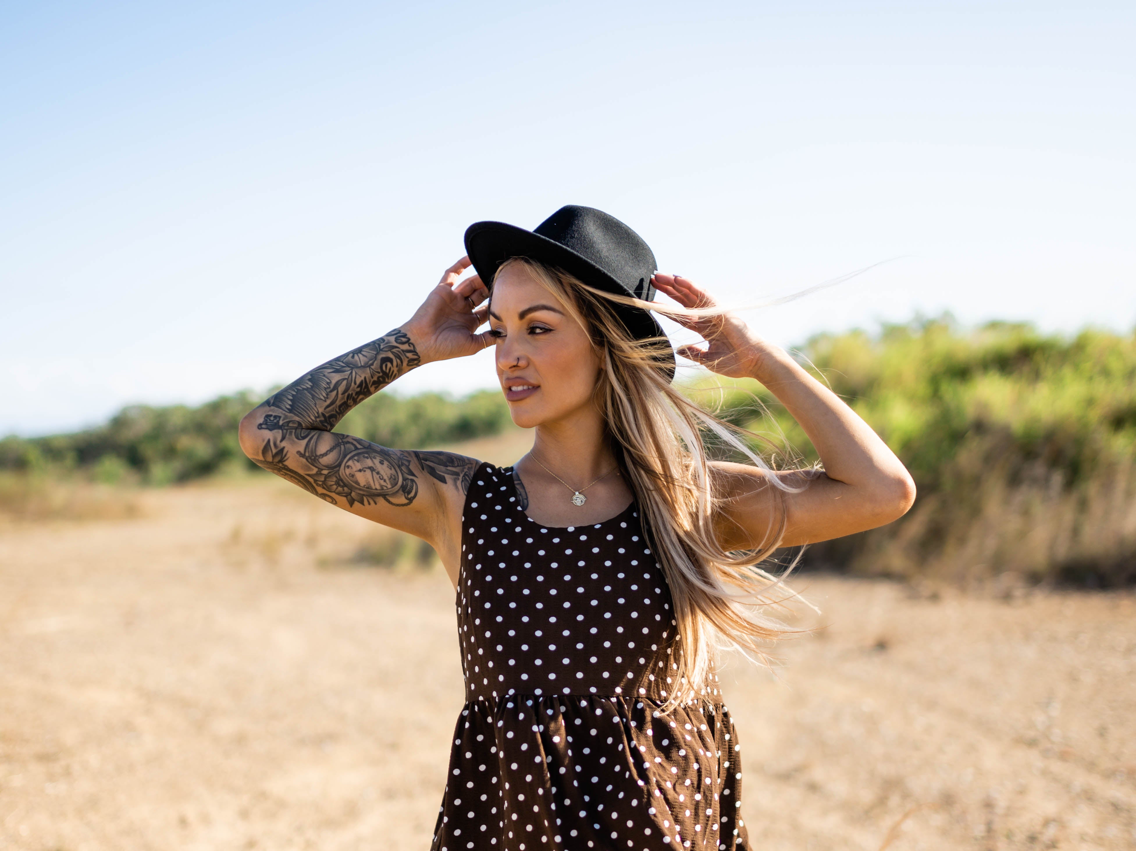 MOLLY POLKA DOT TIERED MIDI DRESS - CHOCOLATE 🐰