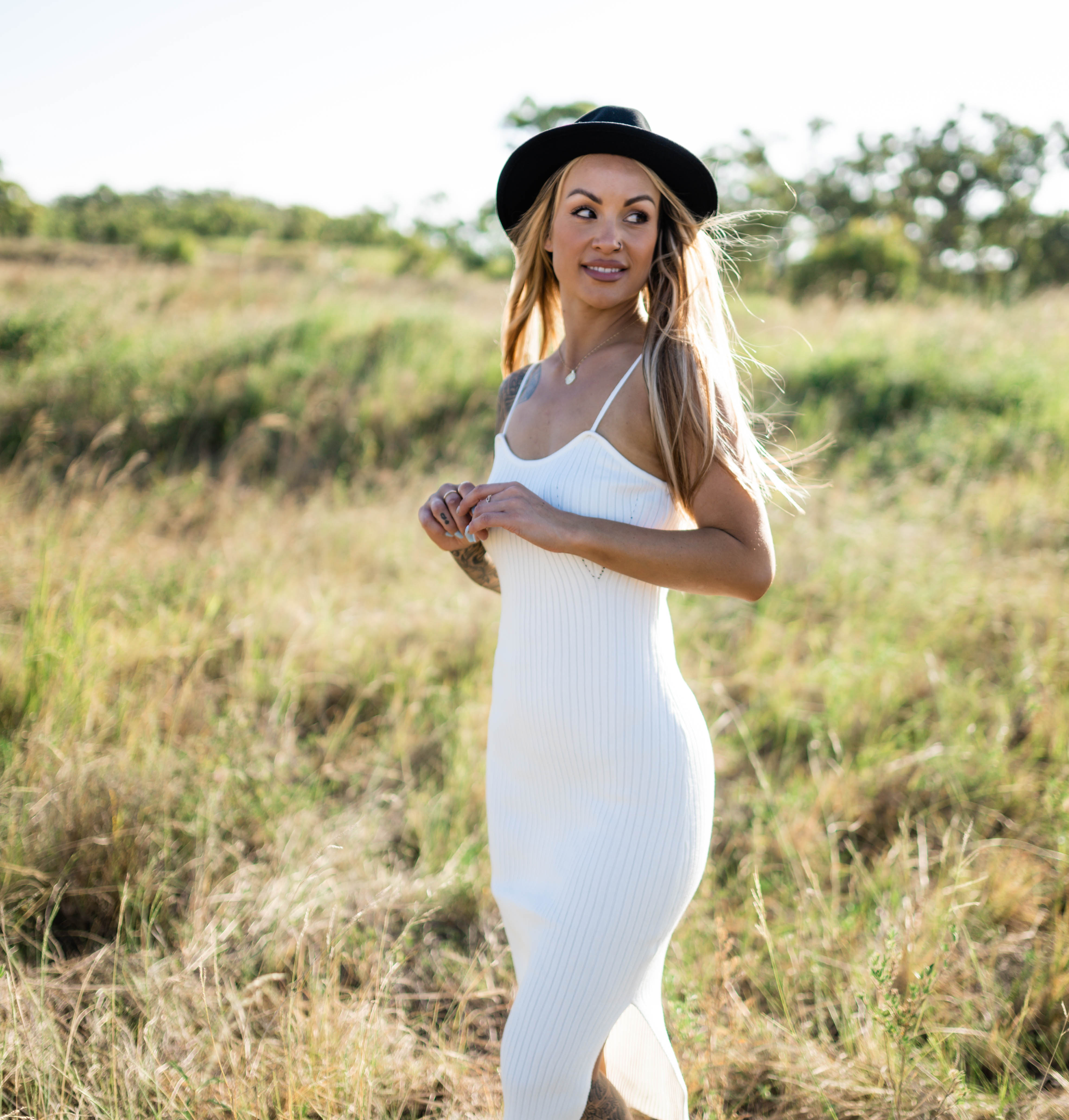 Wishes Cream Knit Dress DA2896 🐰
