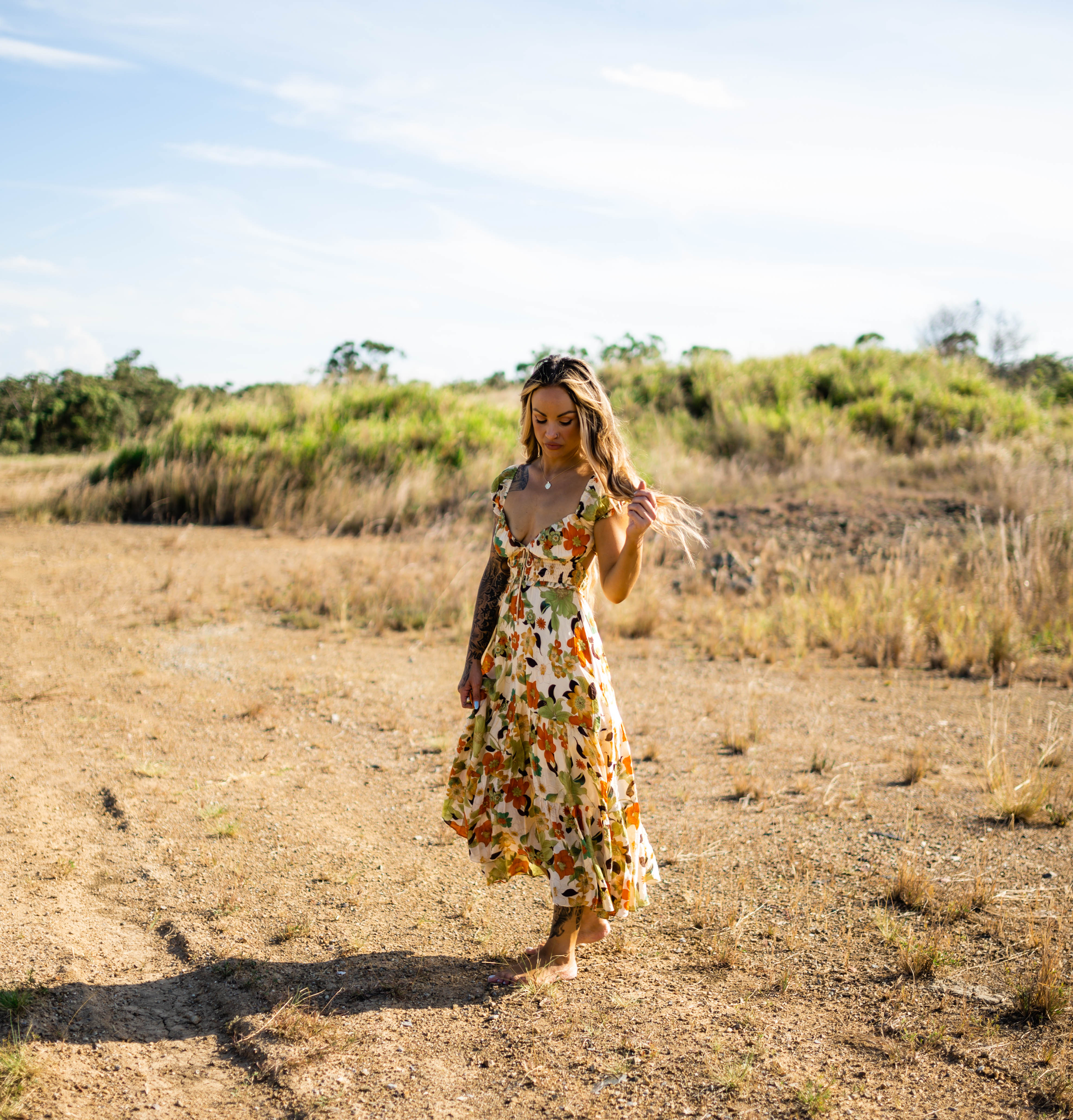 Wildflower Maxi Dress - DG4653 🐰
