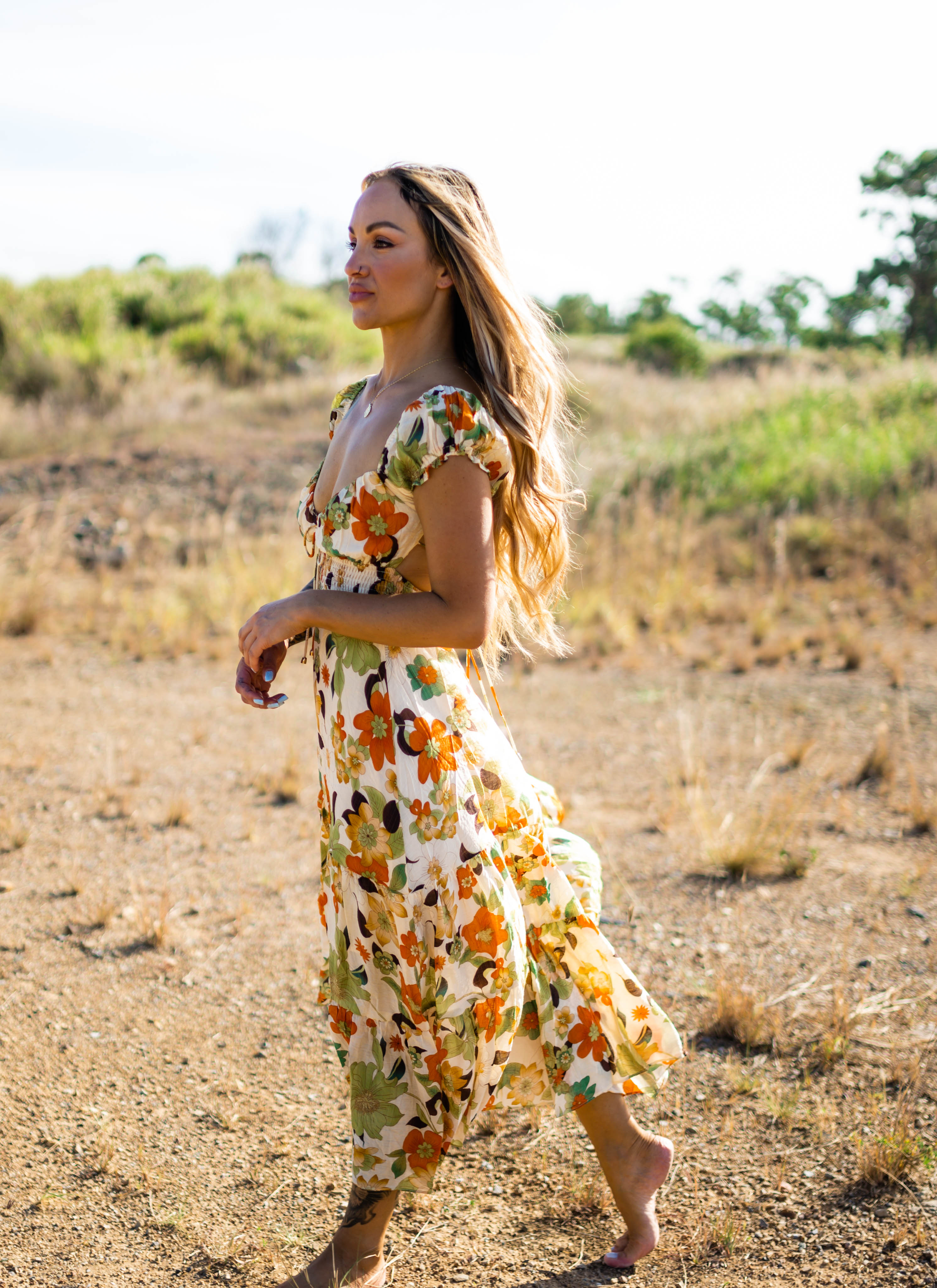 Wildflower Maxi Dress - DG4653 🐰