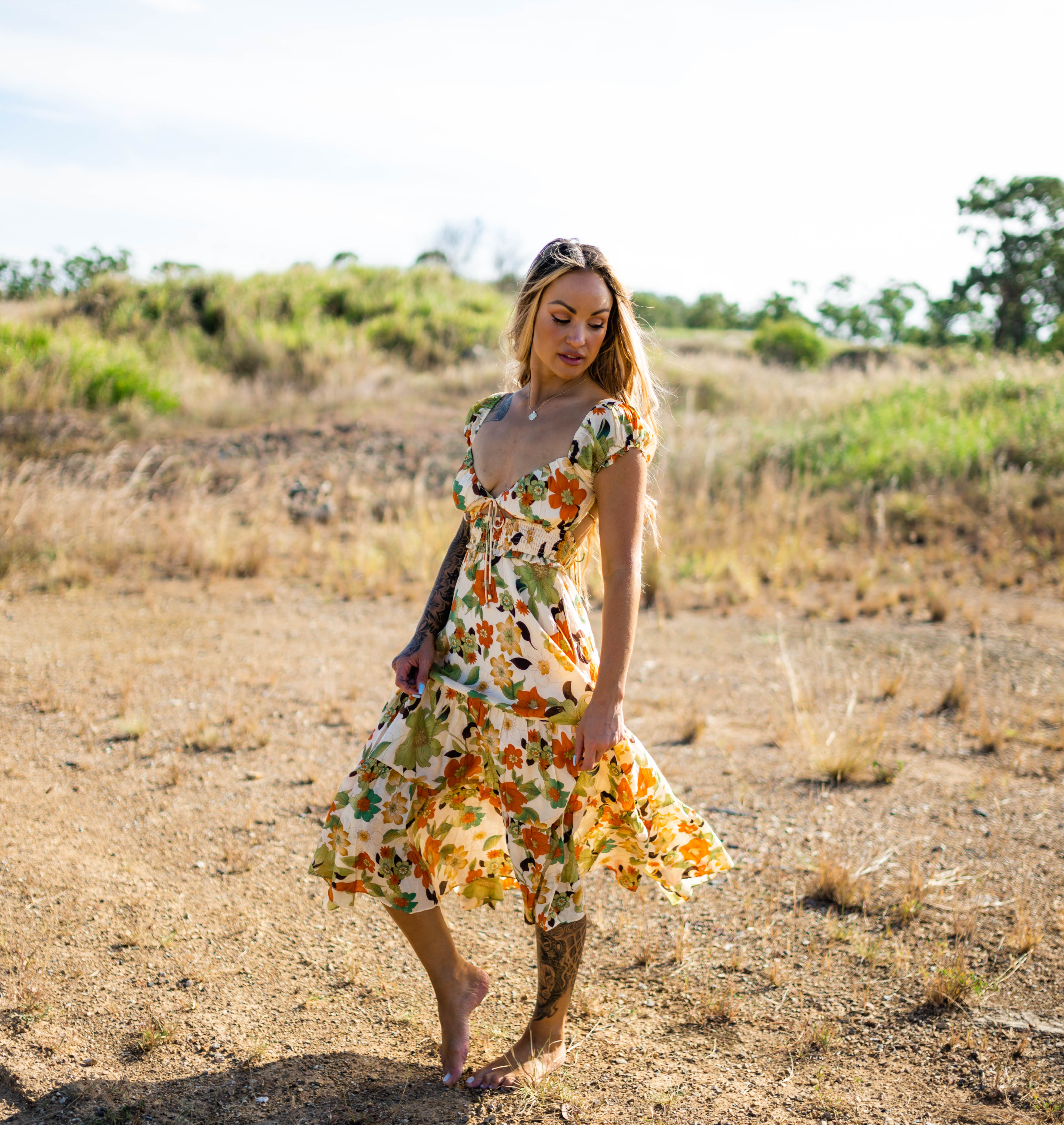 Wildflower Maxi Dress - DG4653 🐰