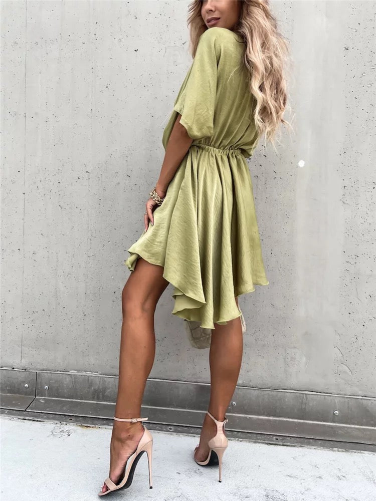 VICKY DRESS- LIGHT GREEN 🐰