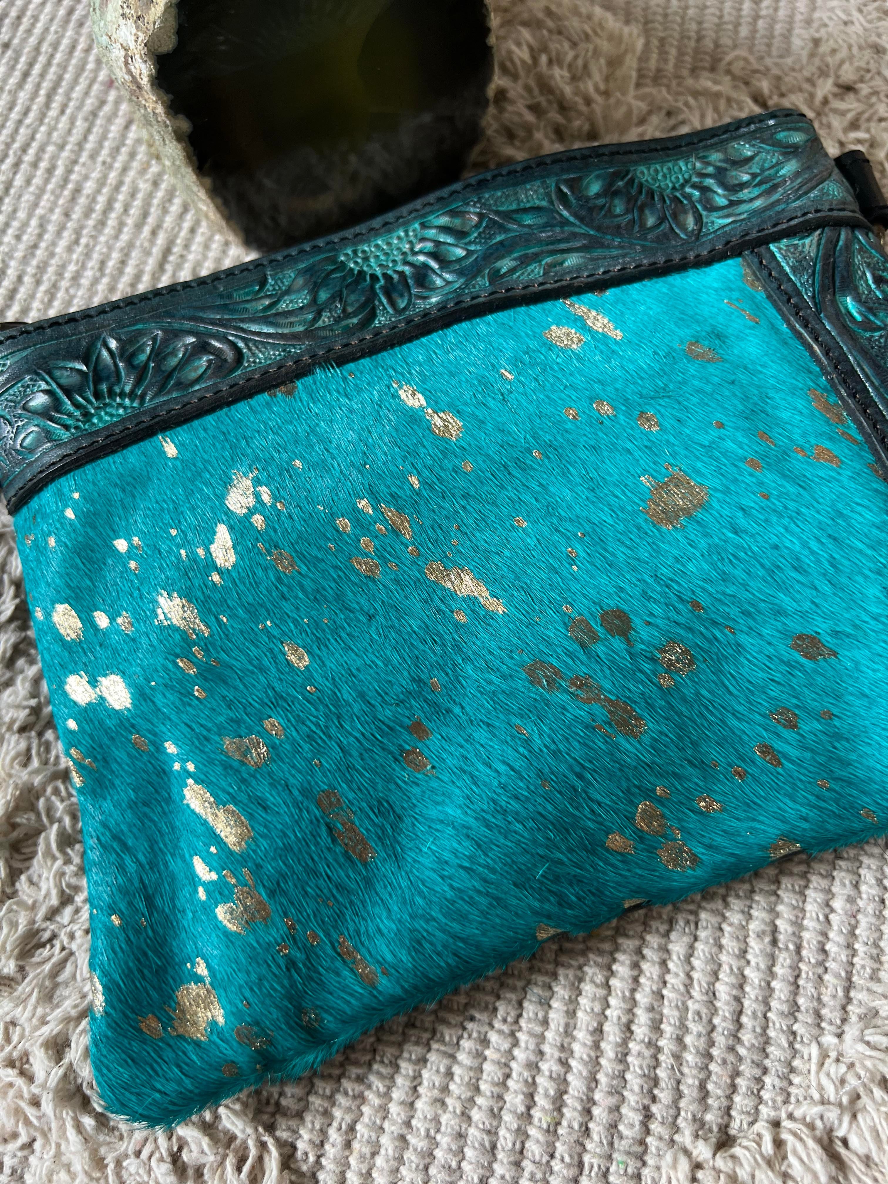 Jacinta Clutch/Bag Turquoise